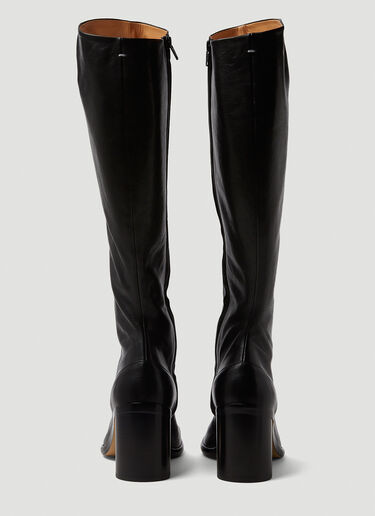 Maison Margiela Tabi Knee-High Boots Black mla0245022