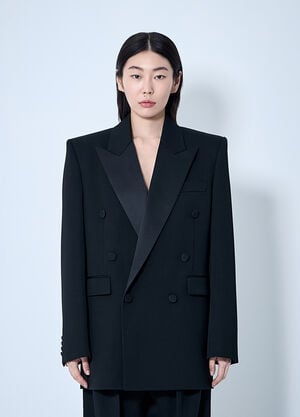Saint Laurent Tuxedo Blazer Black sla0260077