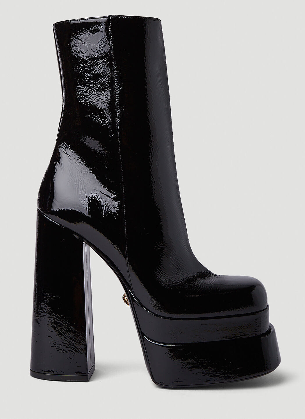 Stacked best sale platform boots
