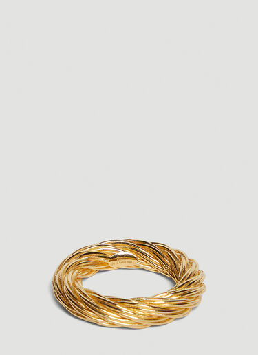 Bottega Veneta Cord Ring Gold bov0248074