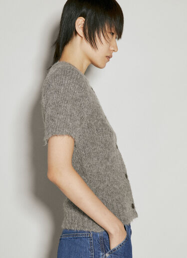 Shrunken Short Sleeve Top Our Legacy Shrunken Short Sleeve Top Grey our0254013