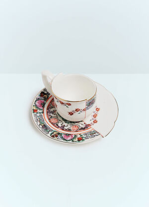 Seletti Hybrid Tamara Coffee Cup With Saucer White wps0691119