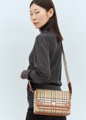 Burberry Note Shoulder Bag Beige bur0257037