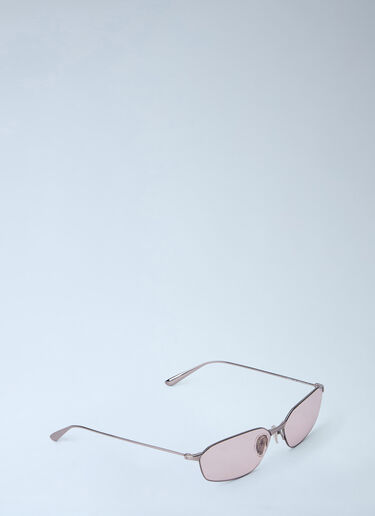 Balenciaga Invisible Oval Sunglasses Pink bal0263054