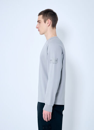 Stone Island Ghost Logo Patch Sweatshirt Grey sto0160043