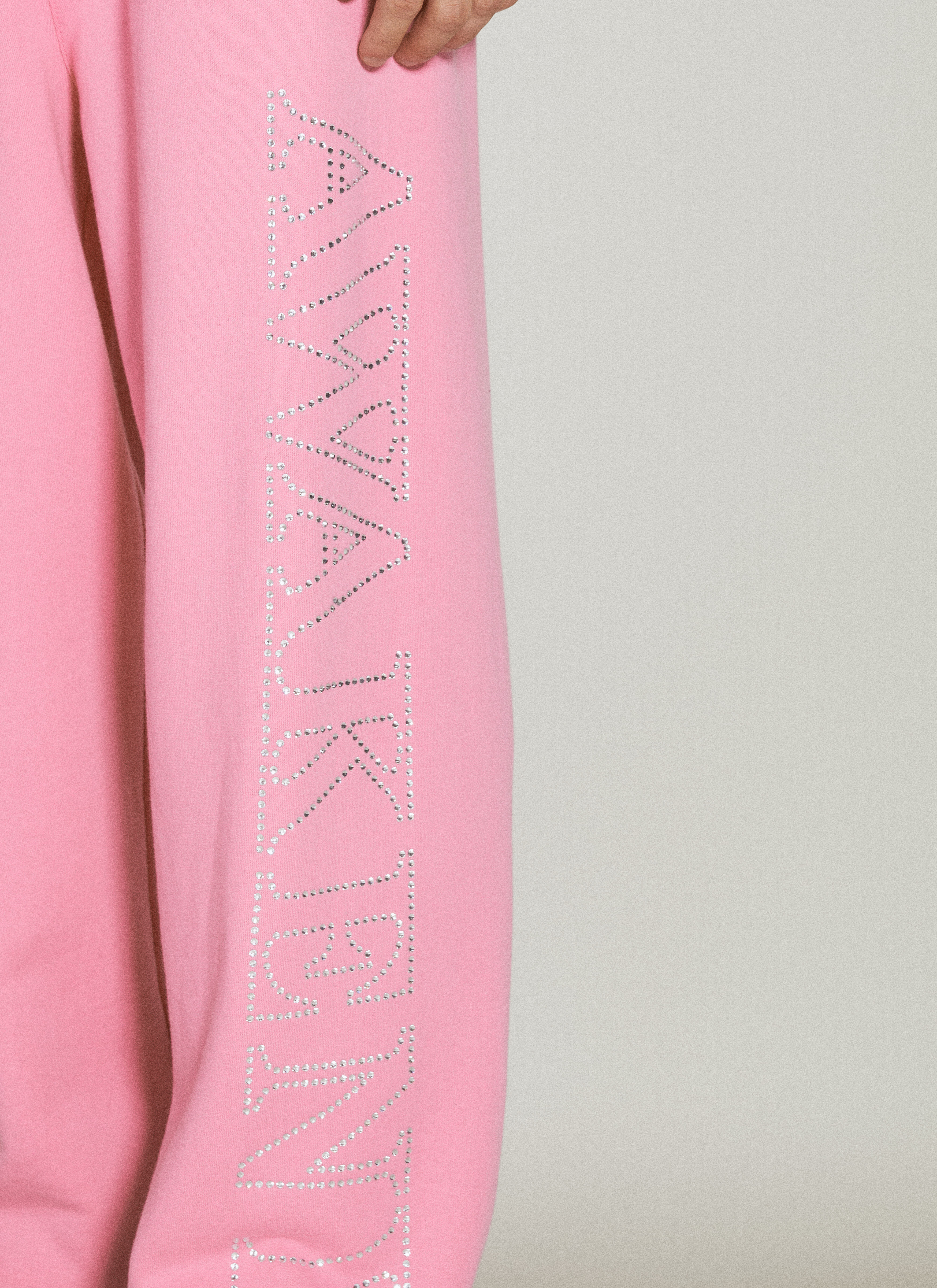 Pink hotsell rhinestone pants