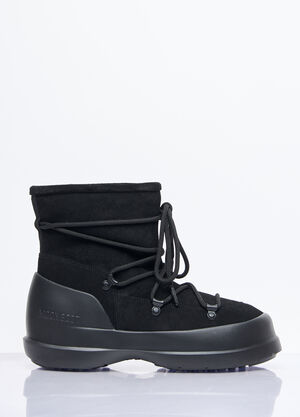 GANNI Luna Suede Boots Black gan0259089