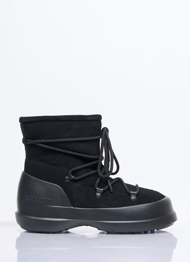 Moon Boot Luna Suede Boots Black mnb0258005