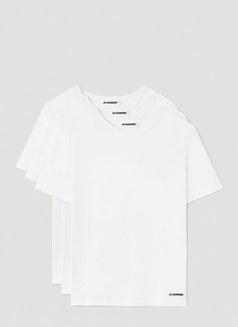 Jil Sander+ Logo-Patch T-Shirt Black jsp0149011