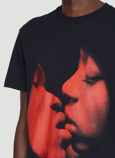 Mowalola Kiss Me T-Shirt Black mow0342006