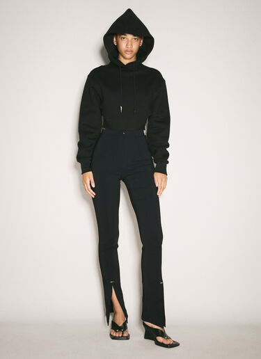 플리스 후드 바디수트  Mugler 플리스 후드 바디수트  블랙 mug0258014