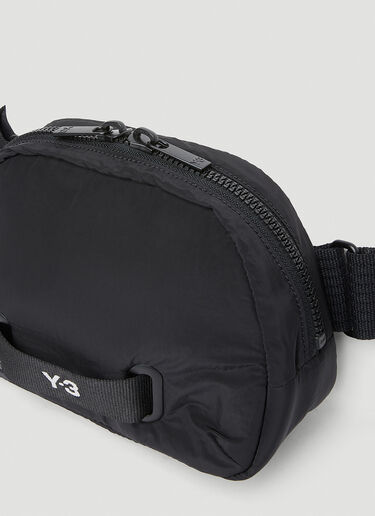 Y-3 Logo Print Belt Bag Black yyy0152039