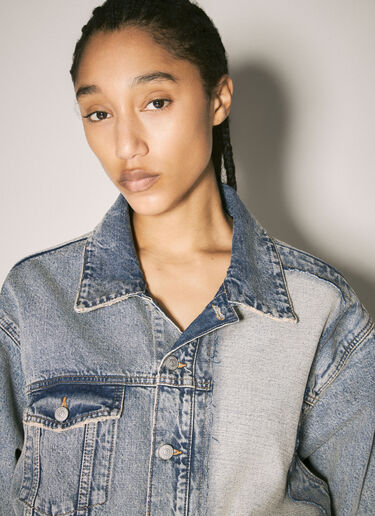 MM6 Maison Margiela Inside-Out Denim Jacket Blue mmm0257002