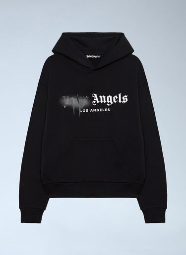Spray LA Hooded Sweatshirt Palm Angels Spray LA Hooded Sweatshirt Black pma0162128