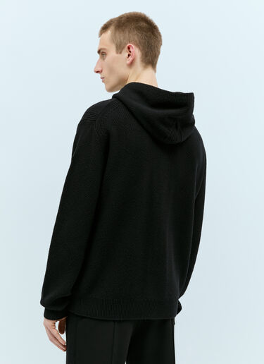Wool Hooded Sweatshirt Moncler Wool Hooded Sweatshirt Black mon0158031