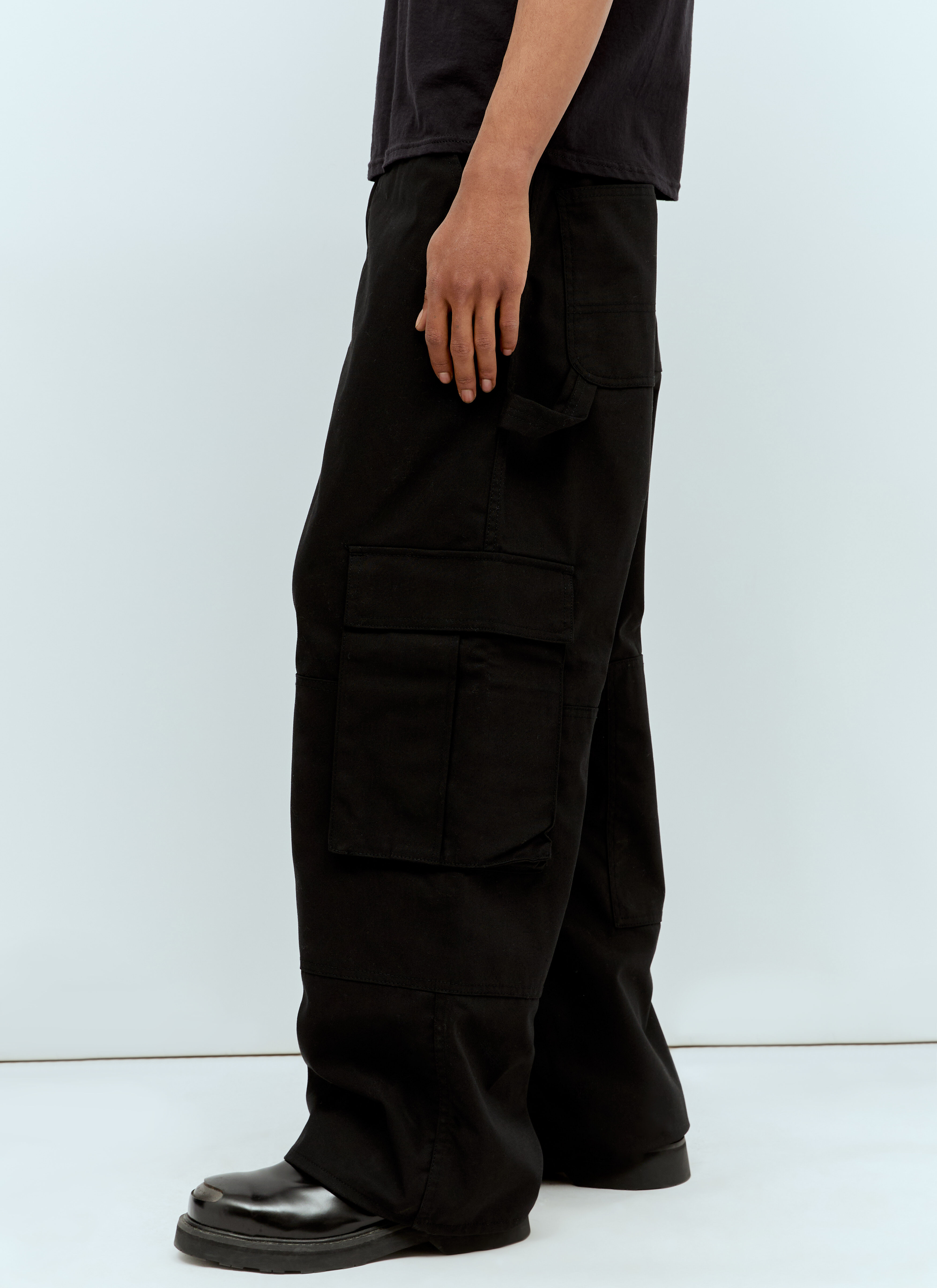 Junya Watanabe Men's' x Carharrt Cargo Pants in Black | LN-CC®