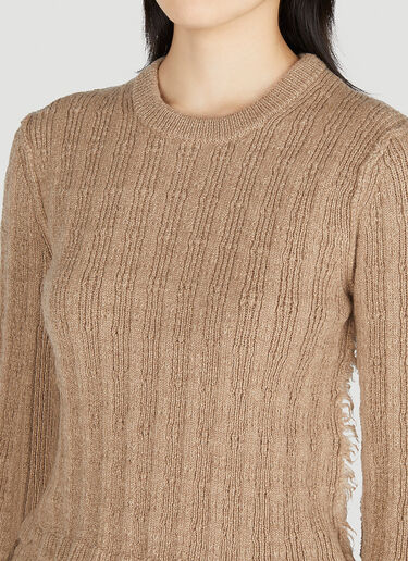 Acne Studios 골지 스웨터 브라운 acn0252021