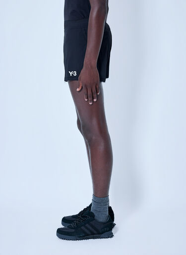 LN-CC® - Y-3: Running Shorts - Black Y-3 Running Shorts Black yyy0165020