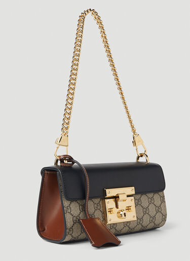 Gucci Padlock GG Print Shoulder Bag Brown guc0251263