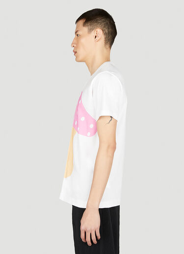 Comme des Garçons SHIRT x Brett Westfall Mushroom T-Shirt White cdg0152003