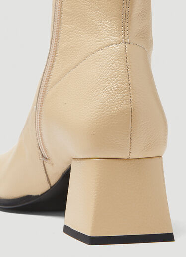 BY FAR Malik Ankle Boots Beige byf0246021