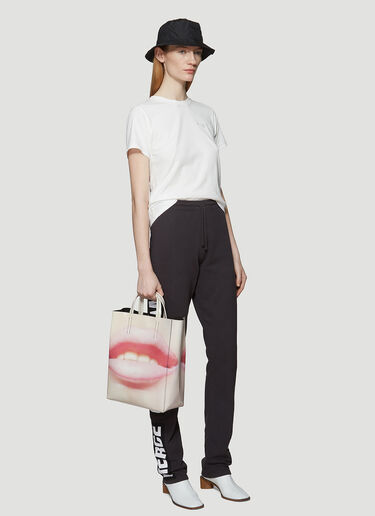 Logo Motif T-Shirt Acne Studios Logo Motif T-Shirt White acn0236028