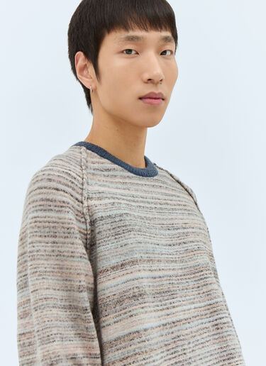 Stüssy Contrast Collar Crewneck Sweater Grey sts0158007