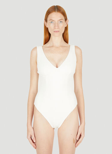 Ziah Lara Boucle Swimsuit White zia0250002