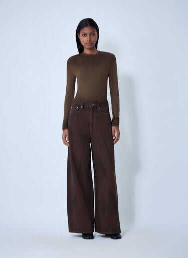 Five-Pocket Jeans GANNI Five-Pocket Jeans Brown gan0261007