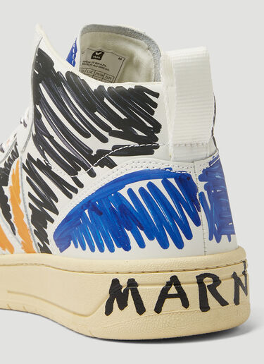 Marni x Veja V15 High Top Sneakers Black mnv0148001