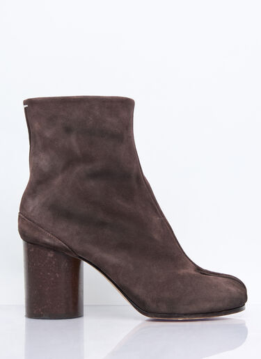 Maison Margiela Tabi Suede Ankle Boots Brown mla0255018