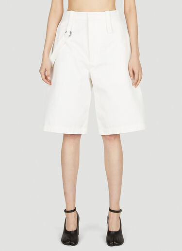 Bottega Veneta Dense Shorts White bov0251117