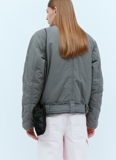 パデッドカーゴジャケット Dries Van Noten パデッドカーゴジャケット グレー dvn0154004