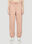 adidas by Stella McCartney 로고 프린트 트랙 팬츠 핑크 asm0251023