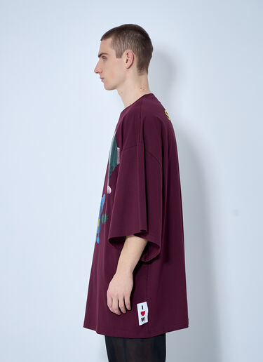 Walter Van Beirendonck Toyterror T-Shirt Burgundy wlt0160012