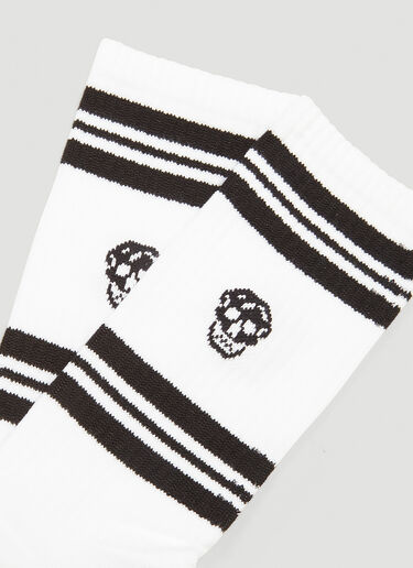 Alexander McQueen Skull Socks White amq0142017