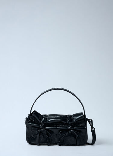 Mircro Multipocket Grained Leather Shoulder Bag Acne Studios Mircro Multipocket Grained Leather Shoulder Bag Black acn0262001