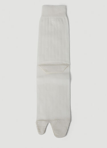 Maison Margiela Split Toe Socks White mla0151017