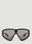 Moncler 래피드 쉴드 선글라스 블랙 mon0351004