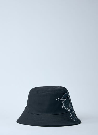 Burberry ロゴモチーフ バケットハット ブラック bur0159050