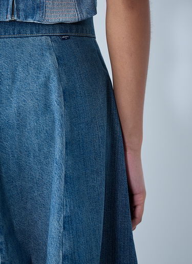 Levi's Paneled Denim Midi Skirt Blue lvs0264006