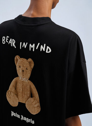 Bear In Mind Loose T-Shirt Palm Angels Bear In Mind Loose T-Shirt Black pma0262119