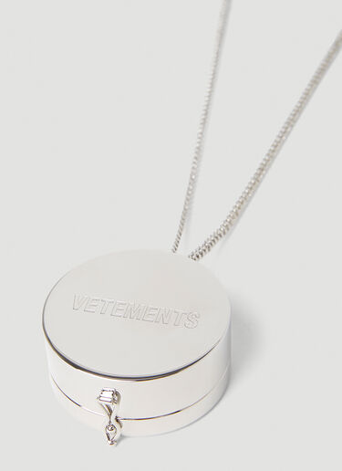 Vetements Grinder Necklace Silver vet0154020