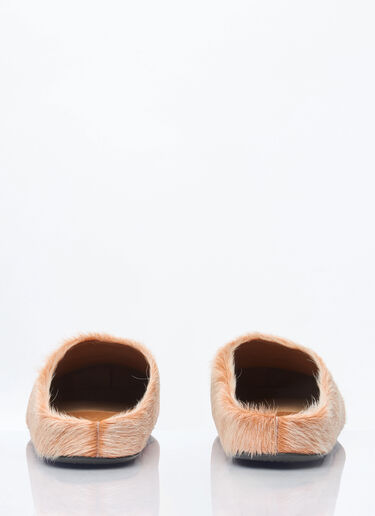 Marni Fussbett Sabot Mules Beige mni0159008