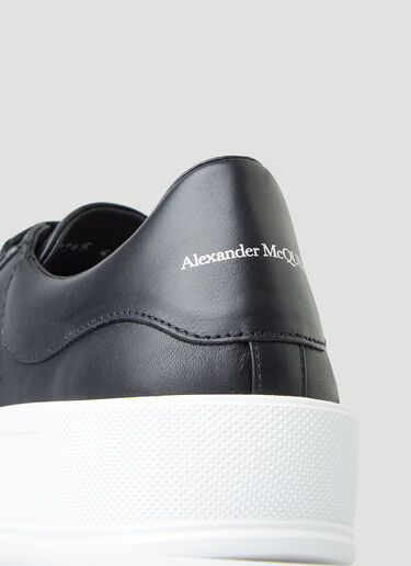 Alexander McQueen Deck Lace-Up Plimsoll Sneakers Black amq0246016