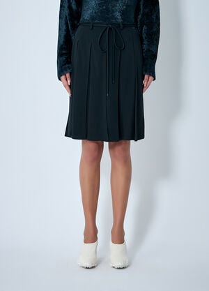 Lacoste Pleated Midi Skirt Navy lac0262011