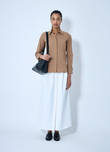 Max Mara 系扣衬衫 米色 max0260028