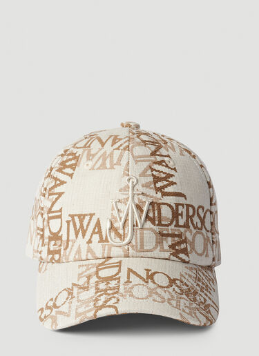 JW Anderson 花押字棒球帽 米色 jwa0351013