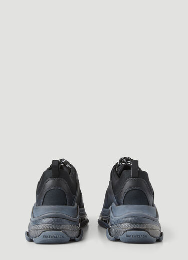 Balenciaga Triple S Clear Sole Sneakers Black bal0147017