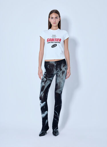 LN-CC® - Jean Paul Gaultier: The Gaultier Baby Tee - White Jean Paul Gaultier The Gaultier Baby Tee White jpg0266014